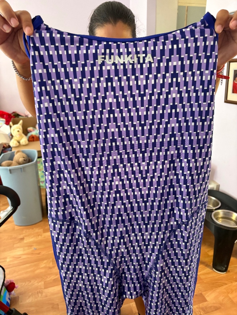 Brand new Funkia fast legs purple bathing suit
